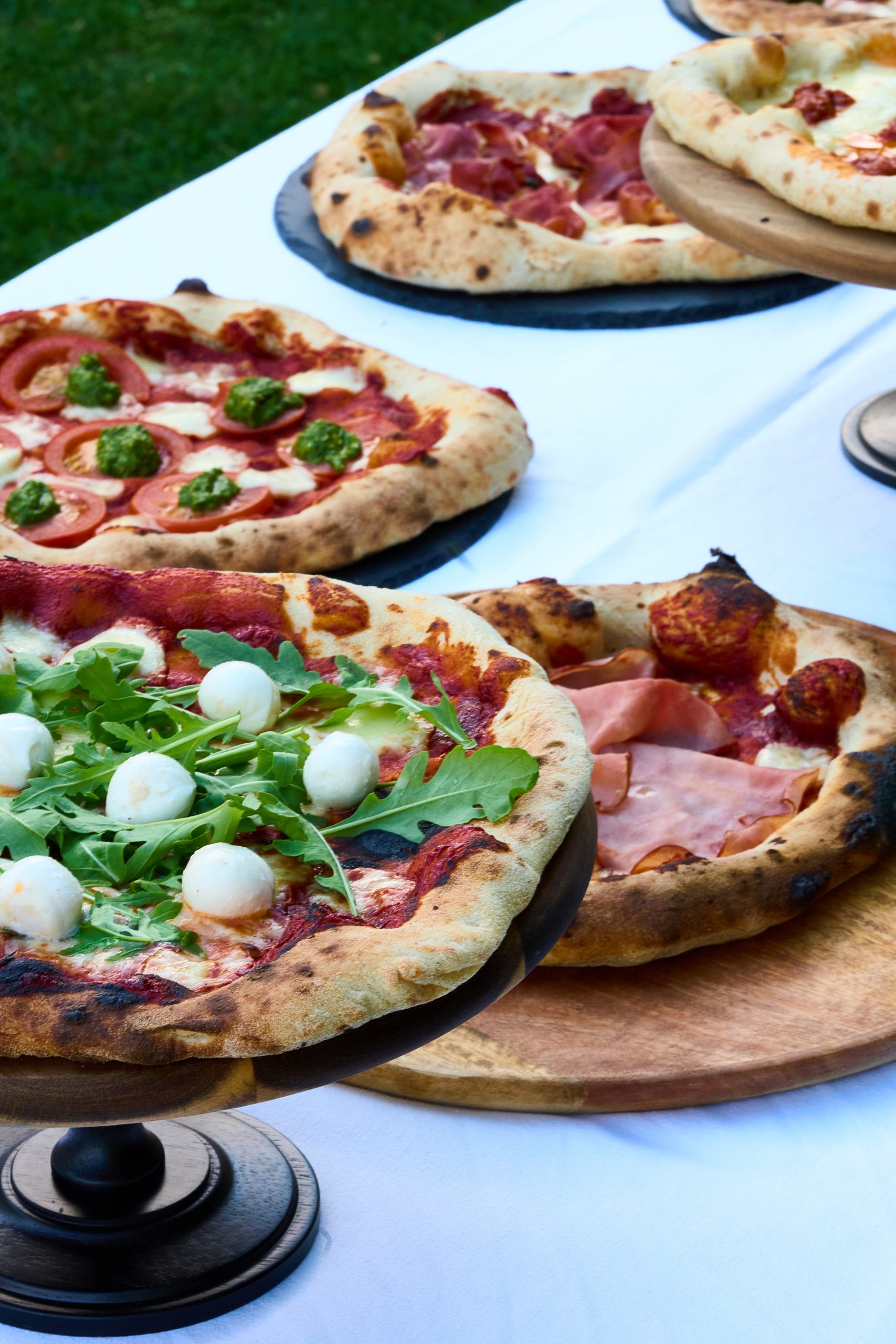 Frische Pizza am Event